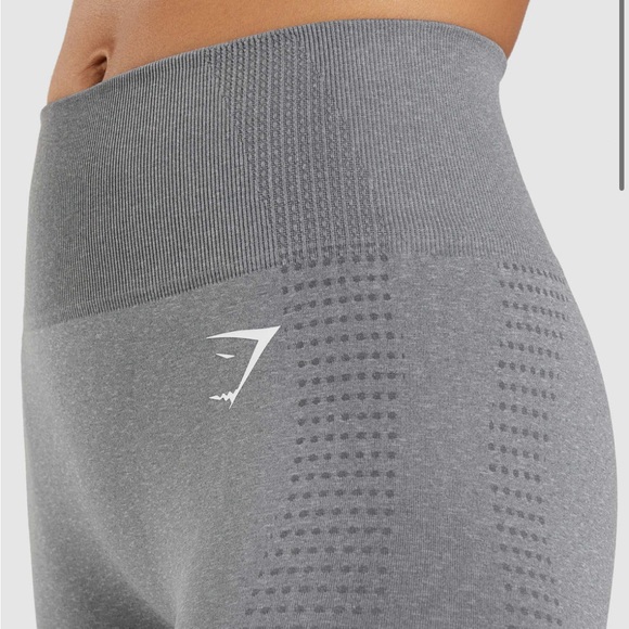 Gymshark Vital Seamless 2.0 leggings in Smokey Grey Marl - Picture 3 of 6